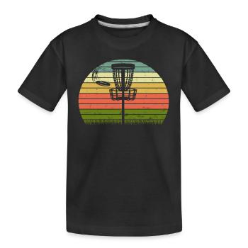 Ultimate Frisbee Frolf Disc Golf Flying Disc Sport - T-shirt bio Premium Enfant - noir - Devant