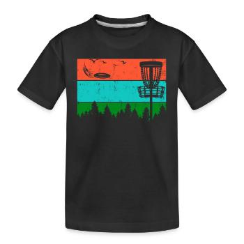 Ultimate Frisbee Frolf Disc Golf Flying Disc Sport - T-shirt bio Premium Enfant - noir - Devant