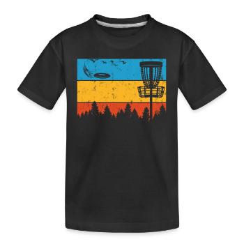 Ultimate Frisbee Frolf Disc Golf Flying Disc Sport - T-shirt bio Premium Enfant - noir - Devant