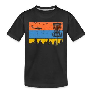 Ultimate Frisbee Frolf Disc Golf Flying Disc Sport - T-shirt bio Premium Enfant - noir - Devant