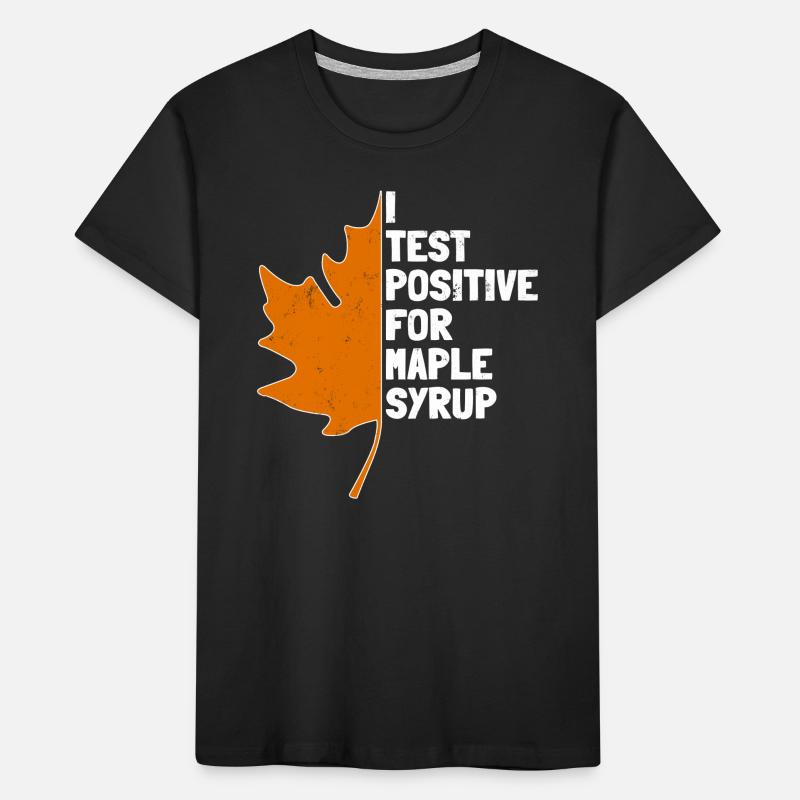 Sirop d’érable Maple Tree Sap Tapping Sugaring Tapper T-shirt bio Premium Enfant