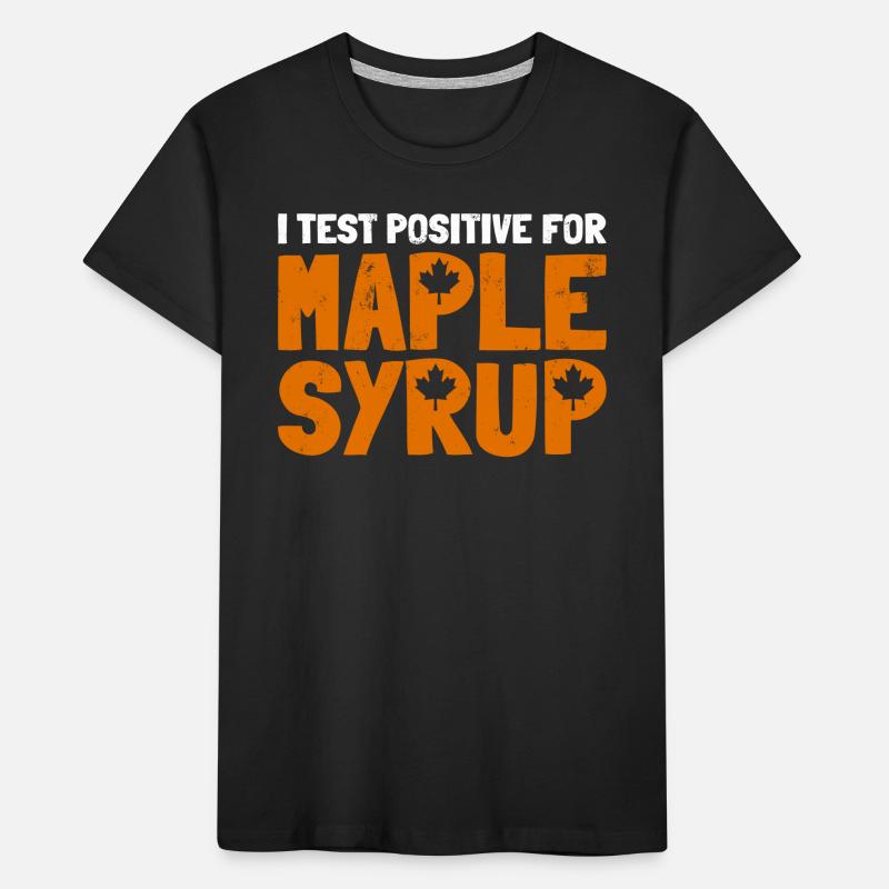 Maple Syrup Maple Tree Sap Tapping Sugaring Tapper Kids' Premium Organic T-Shirt