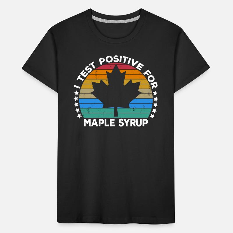 Sirop d’érable Maple Tree Sap Tapping Sugaring Tapper T-shirt bio Premium Enfant