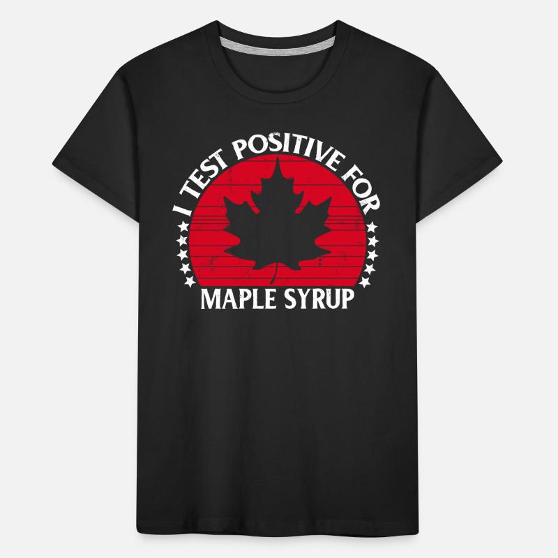 Sirop d’érable Maple Tree Sap Tapping Sugaring Tapper T-shirt bio Premium Enfant