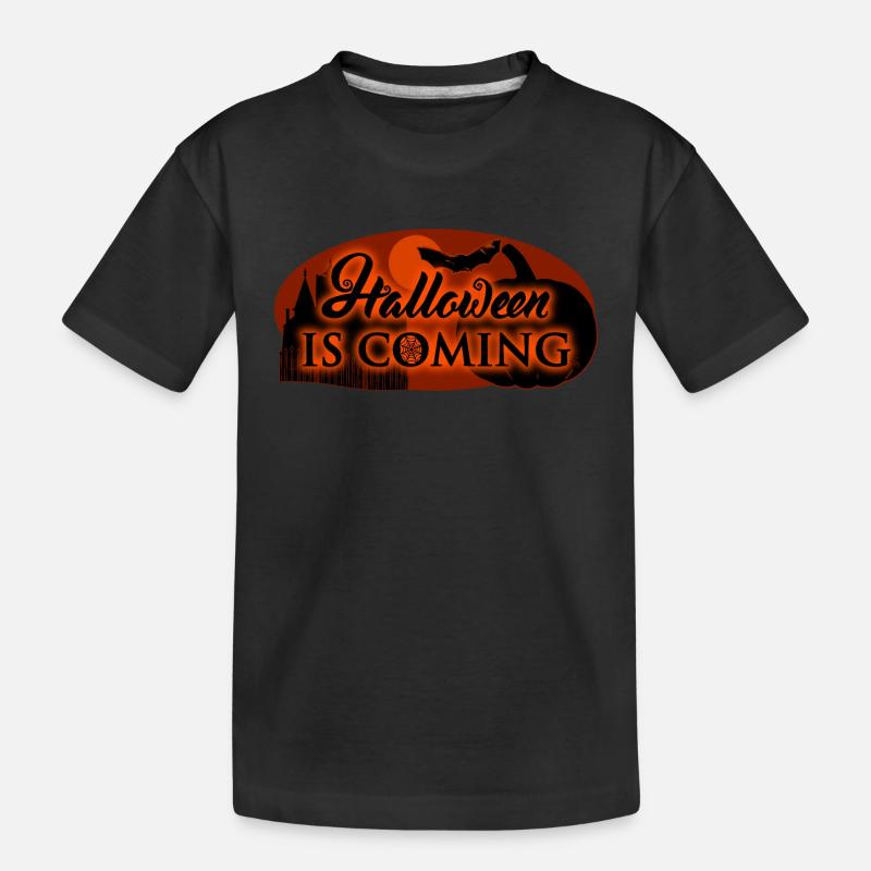 Halloween approche - T-shirt bio Premium Enfant - noir