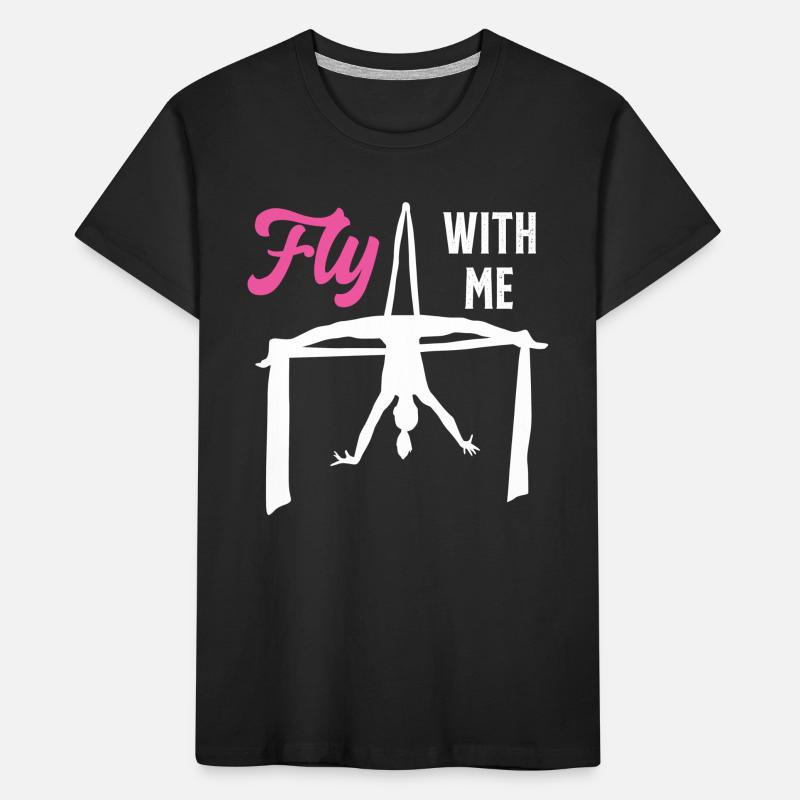 Flieg mit mir Silk Circus Antenne Kinder Premium Bio T-Shirt