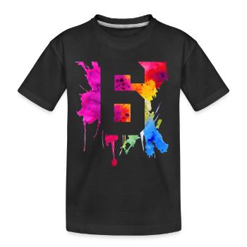 6 YEARS 6TH BIRTHDAY - Kids' Premium Organic T-Shirt - black - Front