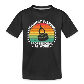 Magnet Fishing Treasure Hunters Détection de métaux - T-shirt bio Premium Enfant - noir - Devant