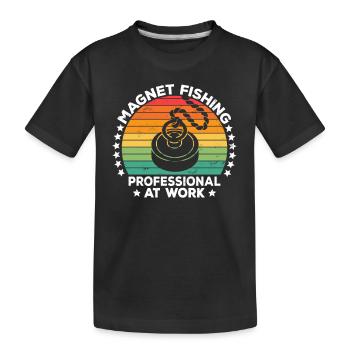 Magnet Fishing Treasure Hunters Détection de métaux - T-shirt bio Premium Enfant - noir - Devant