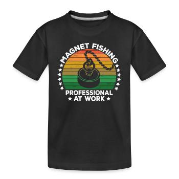 Magnet Fishing Treasure Hunters Détection de métaux - T-shirt bio Premium Enfant - noir - Devant