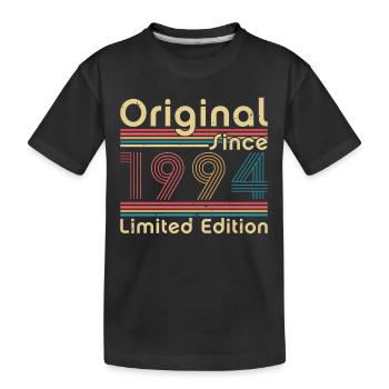 Vinatge 1994 Geburtstagsgeschenk - Kinder Premium Bio T-Shirt - Schwarz - Vorne