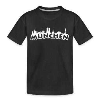Munich - T-shirt bio Premium Enfant - noir - Devant