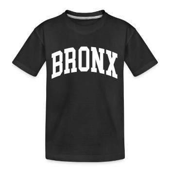 Bronx - Kids' Premium Organic T-Shirt - black - Front