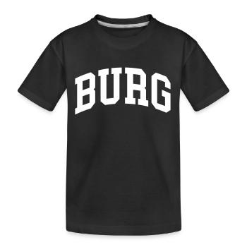 Castle - Kids' Premium Organic T-Shirt - black - Front