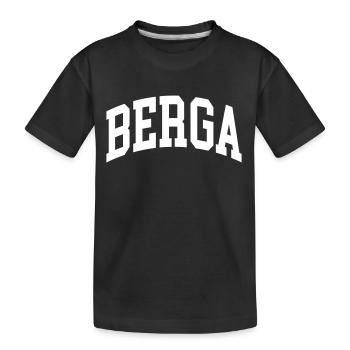Berga - T-shirt bio Premium Enfant - noir - Devant