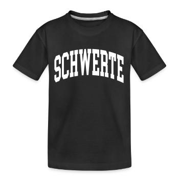 Schwerte - Kinder Premium Bio T-Shirt - Schwarz - Vorne