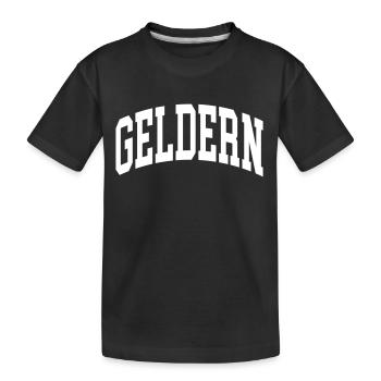 Geldern - Kinder Premium Bio T-Shirt - Schwarz - Vorne