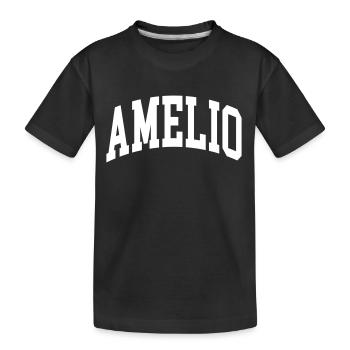 Amelio - T-shirt bio Premium Enfant - noir - Devant