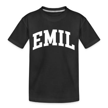 Emil - Kinder Premium Bio T-Shirt - Schwarz - Vorne