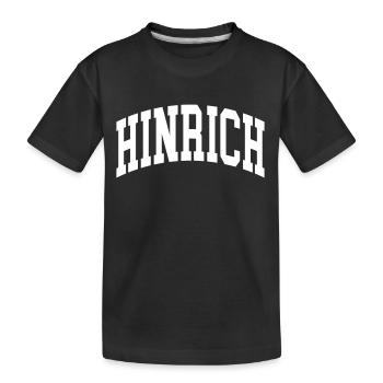 Hinrich (en anglais seulement) - T-shirt bio Premium Enfant - noir - Devant