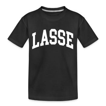 Lasse - Kinder Premium Bio T-Shirt - Schwarz - Vorne