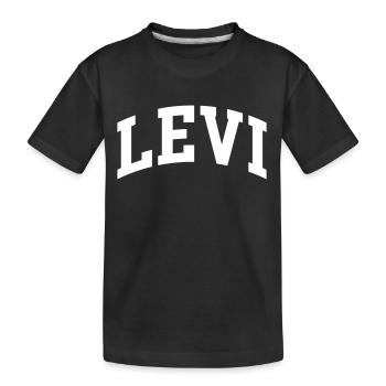 Lévi - T-shirt bio Premium Enfant - noir - Devant