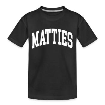 Les Matties - T-shirt bio Premium Enfant - noir - Devant