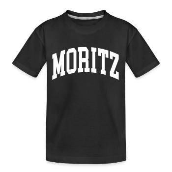 Moritz - Kids' Premium Organic T-Shirt - black - Front