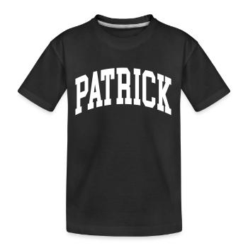 Patrick - Kinder Premium Bio T-Shirt - Schwarz - Vorne