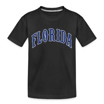 Florida - Kids' Premium Organic T-Shirt - black - Front