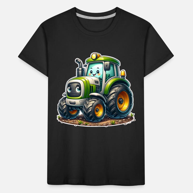 Tractor Kids' Premium Organic T-Shirt