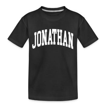 Jonathan - Kinder Premium Bio T-Shirt - Schwarz - Vorne