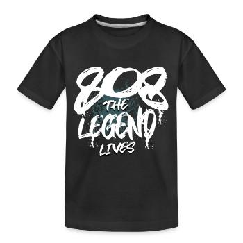808 Boîte à rythmes SYNTHÉTISEUR analogique - T-shirt bio Premium Enfant - noir - Devant