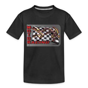 MOTOR RACING - T-shirt bio Premium Enfant - noir - Devant