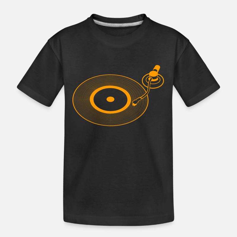 Disques vinyles - T-shirt bio Premium Enfant - noir