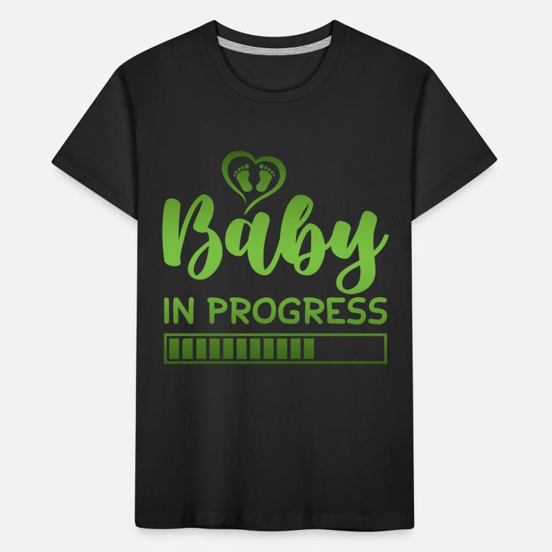 baby progress loading Kids' Premium Organic T-Shirt