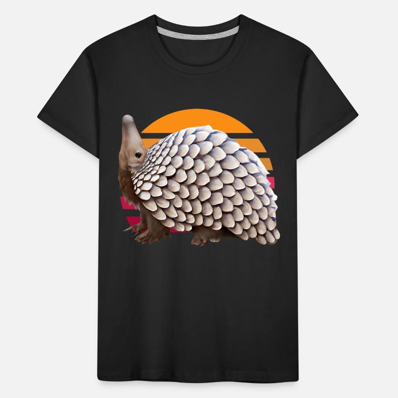 Conception de pangolin mignon T-shirt bio Premium Enfant