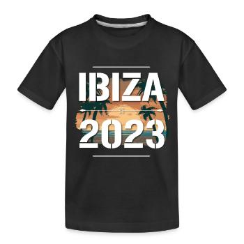 Ibiza 2023 - T-shirt bio Premium Enfant - noir - Devant
