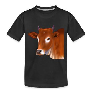 Brune Suisse - T-shirt bio Premium Enfant - noir - Devant