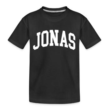 Jonas - Kinder Premium Bio T-Shirt - Schwarz - Vorne