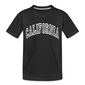 California - Kinder Premium Bio T-Shirt - Schwarz - Vorne