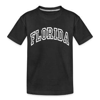 Florida - Kids' Premium Organic T-Shirt - black - Front