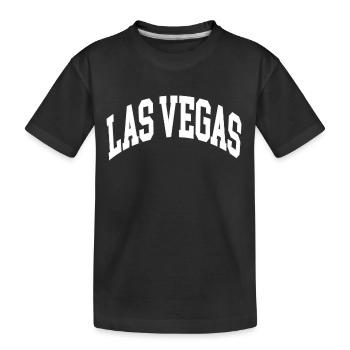 Las Vegas - Kinder Premium Bio T-Shirt - Schwarz - Vorne