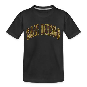 San Diego - Kids' Premium Organic T-Shirt - black - Front