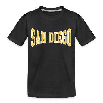San Diego - Kids' Premium Organic T-Shirt - black - Front