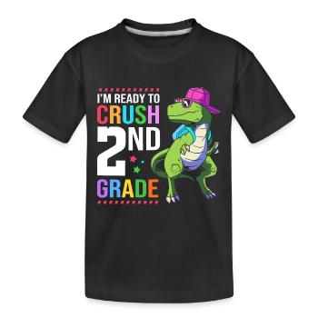 2e année - T-shirt bio Premium Enfant - noir - Devant