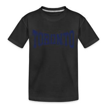 Toronto - Kinder Premium Bio T-Shirt - Schwarz - Vorne