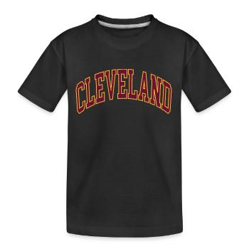 Cleveland - T-shirt bio Premium Enfant - noir - Devant