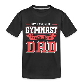 Athletics - Kids' Premium Organic T-Shirt - black - Front
