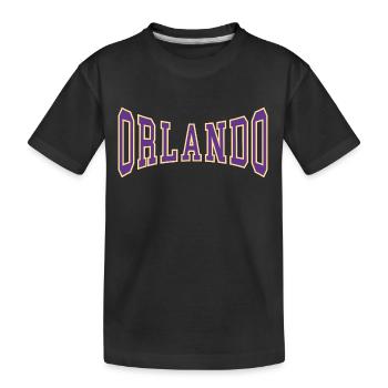Orlando - Kids' Premium Organic T-Shirt - black - Front
